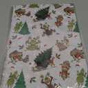 Febbleshow Funny Christmas Wrapping Paper for Boys Girls Kids - Xmas Gift Wrap with Green Monster, Trees, Snowflakes & Presents - 4 Jumbo Sheets, 28" x 40" Each (32 sq. ft ttl), Easy to Store Pack of 2