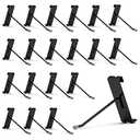HUHOLE Gridwall Hooks 4 Inch, 50PC Display Hooks for Grid Wall, Hook for Grid Wall Panel, Black