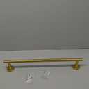 JQK Bath Towel Bar Brushed Gold, 18 Inch 304 Stainless Steel Thicken 0.8mm Towel Rack Bathroom, Towel Holder Wall Mount, Total Length 20.47 Inch 