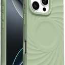 ORNARTO Vortuxe for iPhone 16 Pro Case 6.3" | 2X MIL-STD Drop Protection | Compatible with MagSafe | Sleek Aesthetic Liquid Silicone Phone Cover - Matcha