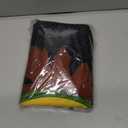 Navy Blue Mandala Outdoor Round Fitted Tablecloth with Umbrella Hole and Zipper, 36"-44" Elastic Patio Table Cloth Oil-Proof Waterproof Patio Table Cover for Picnic Party Camping (Blue Geometric Pattern)