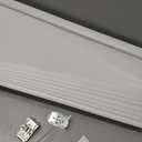 Joydeco No Drill Light Filtering Cellular Shades, 29" W x 64" H, White