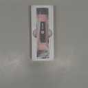 Electric Bikini Trimmer for Women: IPX7 Waterproof Dual Head Cordless Electric Shaver for Women with LED Display & 0.5mm Ceramic Blades for Pubic Hair, Face, Legs - Tea Rose