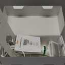 2-in-1 Dog Hair Dryer with Slicker Brush for Small-Sized Dogs and Cats | Pet Hair Dryer | Dog Blow Dryer | 300 Watts, 75-85 dB, Adjustable Temperature, Overheat Protection