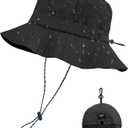  Packable Sun Bucket Hat for Men Women Outdoor UV Protection Sun Hats Waterproof Lightweight Hiking Outdoor Cap