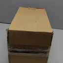 RedCall Extra Large Kitchen Utensils Holder 4 Compartments,Wood Utensil Organizer for Kitchen Countertop,Farmhouse Cooking Utensil Holder with Spice Storage space (Black)