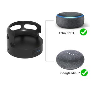 Echo Dot 3 Battery Base, Portable Dot 3rd Gen & Mini 2 Battery Base, 10400 mAh 16 Hours Work Time, Black(not Including dot Speaker)