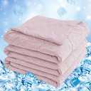 CHOSHOME Cooling Comforter Oversized King, Cooling Blanket with Q-Max > 0.45 Arc-Chill Cooling Fiber, Cool Sleeping Summer Blanket for Night Sweats Hot Sleeper (96" x 120", Pink)