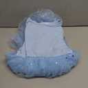 Arshiner Toddler Girls Tutu Dresses Long Sleeve Ruffle Fall Winter Holiday Star Sequin Tulle Dress 6Y (Light Blue)