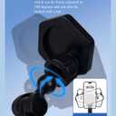 Upgrade Universal Cup Car Mount Stand Bracket Height Adjustable for All Phone Fit All Car Display Music Meeting Video Travel (Cup Holder, 4.7-7.2 inch)