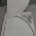 Glass Corner Shower Shelves, Tempered Floating Glass Shelves Wall Mount, Shower Caddy Organizer, Bathroom Corner Shelf with Zinc Alloy Brackets for Bathroom, Kitchen, Living Room, 9.8" x 9.8", 2 Pack