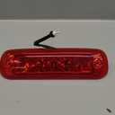 Third 3rd Brake Light LED for 1997-2001 Jeep Cherokee, High Mount Rear Brake Lights Assembly for 97-01 Jeep Cherokee, Waterproof Center Cab Lamp Stop Light (Red)