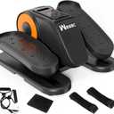 Under Desk Elliptical Machine, Electric Elliptical Training Machine w/Remote & 12 Speeds Level, Manual & Auto Mode, Elliptical Traier for Seniors Seated Pedal Exerciser for Home Office
