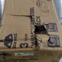 Jack Boss 3 Ton Low Profile, Aluminum and Steel Racing Floor Jack with Dual Pistons Quick Lift Pump for Sport Utility Vehicle, Lifting Range 3-15/16" min to 18-5/16" max, Net Weight 58.5 lb, Red