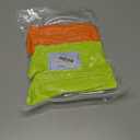 Women's Neon Scrunch Crew Socks 80s 90s Retro 3-Pack Cotton Stacked Boot Calf Cozy Ribbed Slouchy Socks Size 5-10 (2-neon Green/1-neon Orange)