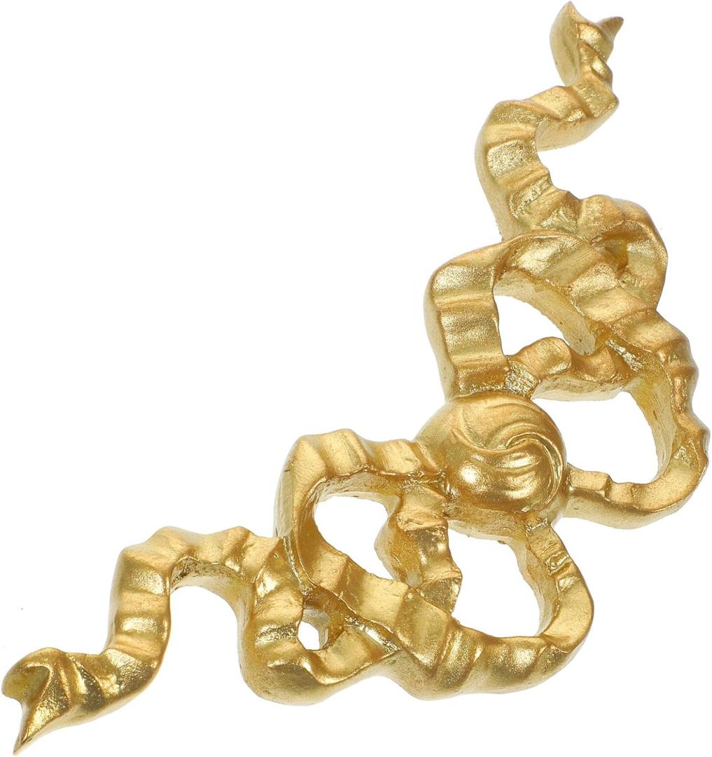 EXCEART Resin Hanging Bow - Bow Decoration Carved Onlays Resin knot Wall Decor Applique Ornament Home Art Craft Tie Wall Decoration Photo Frame