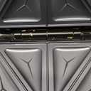 SUNVIVIPRO 3 in 1 Electric Sandwich Maker, Panini Press Grill and Waffle Iron Set, Grill and Sandwich Press with Removable NonStick Plates, Indicator Lights & Cool Touch Handle, 750W, Black