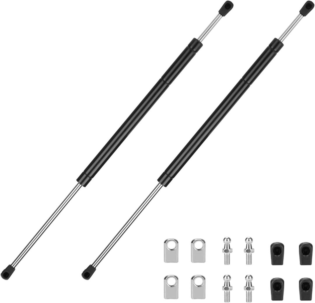 24 in 150Lb/668N Gas Struts Spring Shocks Lift Support for RV Ded Floor Hatch Heavy Duty Lid Truck Tonneau Cover Outdoor TV Cabinet Boat Engine Cover (Super Strong) Set of 2