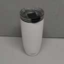 Simple Modern Travel Coffee Mug Tumbler with Flip Lid | Reusable Insulated Stainless Steel Cold Brew Iced Coffee Cup Thermos | Gifts for Women Men Him Her | Voyager Collection | 20oz | Winter White