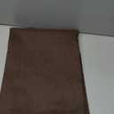 NLMUVW Brown Linen Tablecloth Rectangle, Chocolate Table Cloth Farmhouse Rectangular Table Cover for Kitchen Dining Coffee, 54 x 84 Inch