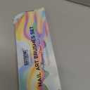 Artdone Metallic Nail Art Pens, Liner Brushes Set, 5PCS Black Color Nail Tools For Long Lines, Thin Details, Fine Drawing, Liner Brush UV Gel Polish Painting Nail Design Sizes 5/8/12/20/25mm