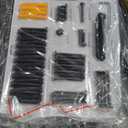 VECELO Twin Over Twin Bunk Bed with Trundle, Metal Bunkbeds with Ladder and Full-Length Guardrail, Noise Free, No Box Spring Needed, Black