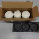 3x4 Inch White Pillar Candles, 3 Packs Unscented Dripless Smokeless Cylinder Candles for Christmas, Wedding, Party, Home and Dinner Table, 45 Hours Burn