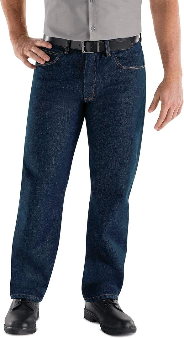 Red Kap Men's Relaxed Fit Jean (36W x 30L)