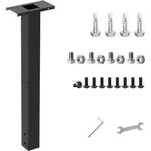 43" Heavy Duty Steel Mailbox Post