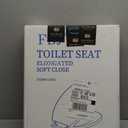 FBJ Elongated Soft Close White Toilet Seat Polypropylene Plastic I1201