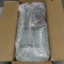 Makeup Organizer Countertop with Drawer 360 Rotating Brush Holder Storage Large Capacity Skincare Cosmetic Display Cases for Vanity Bathroom Desktop, Model 3016 Green