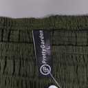 PRETTYGARDEN Women's Summer Puff Short Sleeve Maxi Dress Square Neck Smocked Tiered Ruffle A Line Long Flowy Beach Dresses, Large