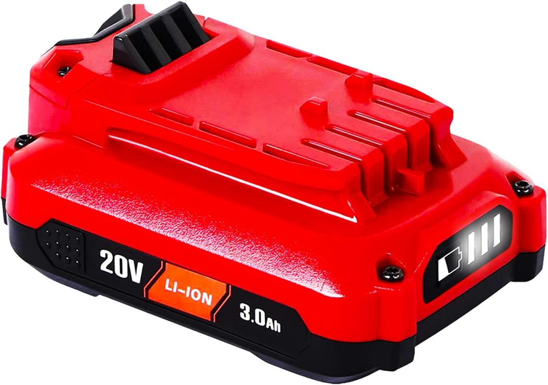 TenHutt Upgrade Li-ion 20V 3.0Ah Replacement Battery for Craftsman 20V Battery V20 Lithium Ion CMCB205 CMCB204 CMCB206 CMCB202 CMCB201 20V Cordless Power Tools