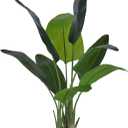 Artificial Bird of Paradise Plant Fake Tropical Palm Tree for Indoor Outdoor, Perfect Faux Plants for Home Garden Office Store Decoration (Bird of Paradise 120cm)