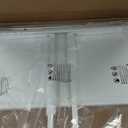 Alawooder Folding Desk 40 Inch - Small Foldable Desk for Small Space Minimalist, Space Saving Collapsible Compact Desk Portable Table for Craft, Writing, Study and Work (No Assembly Required) (White)