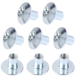 Domed Head Nut Torx Barrel 5/16" Thread Cargo Trailer Door Latch - Cargo Trailer Door Hardware (8 Pack)