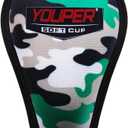 Youper Boys Youth Soft Foam Protective Athletic Cup (Ages 7-12), Kid Athletic Cup for Baseball, T-Ball, Football (Army Camo (1-Pack))