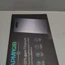 Titanium Cutting Boards for Kitchen, 100% Pure Titanium Cutting Boards Double Sided Non Toxic Cutting Board, Hygiene Durable Dishwasher Safe 13 8(M) (Silver)