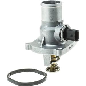 Engine Coolant Thermostat Housing Water Outlet Assembly L4 1.4L 1.6L 1.8L compatible with 11-16 CRUZE / 16-16 CRUZE LIMITED / 12-17 SONIC / 13-17 TRAX / 09-11 AVEO5 AVEO