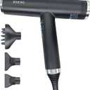 Professional Ionic Hair Dryer High-Speed 110000 RPM Low Noise Temperature Control Portable Negative Ionic Blow Dryer with Diffuser and Concentrator for Home, Travel and Salon
