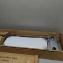 HARDURA Stainless Steel Commercial Work Table with Wheels Prep & Work Metal Table 3012 Inches Heavy Duty NSF with Casters and 2" Backsplash