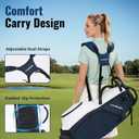 15-Way Golf Stand Bag, Lightweight & Full-Length Dividers,Rain Hood
