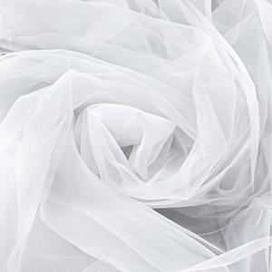 White Organza Fabric 2 Yards Long 59" Wide Sheer Organza Fabric Organzas Bridal Solid Sheer Organzas Bolt for Wedding Dress Fashion Craft Decorations