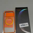 TORRAS Upgraded 360 Magnetic Stand for iPhone 17 Pro Max Case with Camera Control, Fit for MagSafe with Ring, Mil-Grade Protection, Translucent Slim for iPhone 17 ProMax Case Ostand, Neon Orange