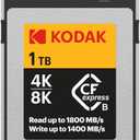 Kodak CFexpress EKMCFX1TK 1TB Read 1400MB/s Write Memory Card Type B 1800MB/s