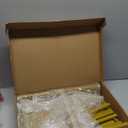 Wokceer Wedding Arch Backdrop Stand Square 6.6FTx6.6FT Gold Metal Balloon Arch Stand Garden Arbor Backdrop Frame for Wedding Birthday Party Baby Shower Photo Booth Background Decoration