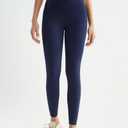RUNNING GIRL Leggings with Pockets for Women Tummy Control 25" High Waisted Yoga Pants Buttery Soft Gym Workout Yoga Leggings(3152 Navy Blue XXL)