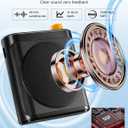 Tearstone Voice Amplifier for Teachers with Wireless Magnetic Lavalier Microphone, Bluetooth Portable Rechargeable Speaker, 2 Mics for Classroom, Meetings, Speeches, Outdoor (Black)