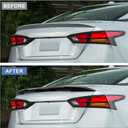 Gloss Black Rear Spoiler Wing Compatible with 6th Gen Nissan Altima 2019-2025