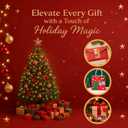 2 x 500 PCS Christmas Gift Tags Stickers  Self-Adhesive Holiday Name Labels for Christmas Presents, Wrapping Paper, Gift Bags & Seasonal Decorations (2.95 x 1.6 Inch)